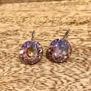 [New!!] Swarovski earrings in light pink